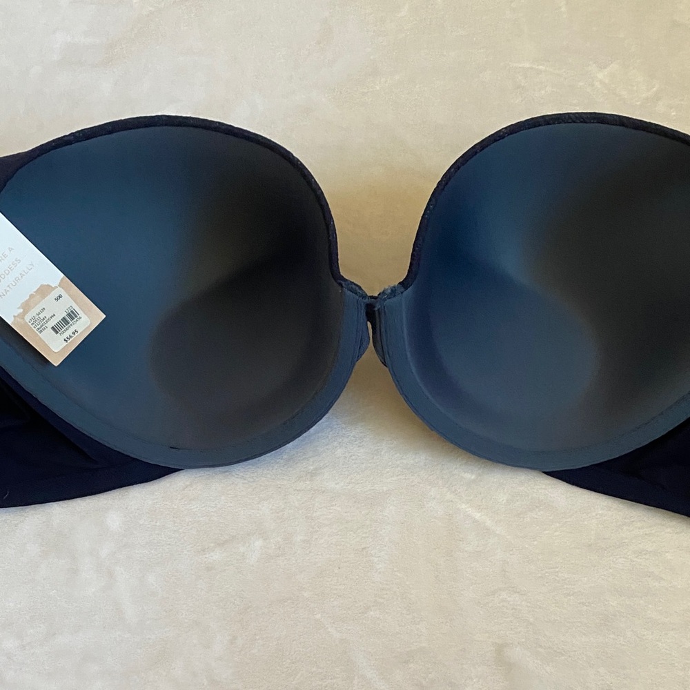 Cacique Deep Navy Floral Bra - Picture 5 of 7
